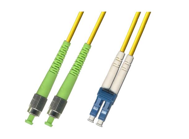 LinkIT fiber patch OS2 LC-UPC/FC-APC 1m Duplex | SM | LSZH
